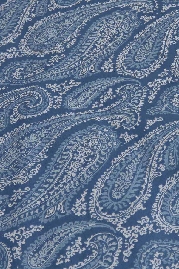 Textura Funda n&oacute;rdica algod&oacute;n paisley. Cama 180-200cm.  blanco