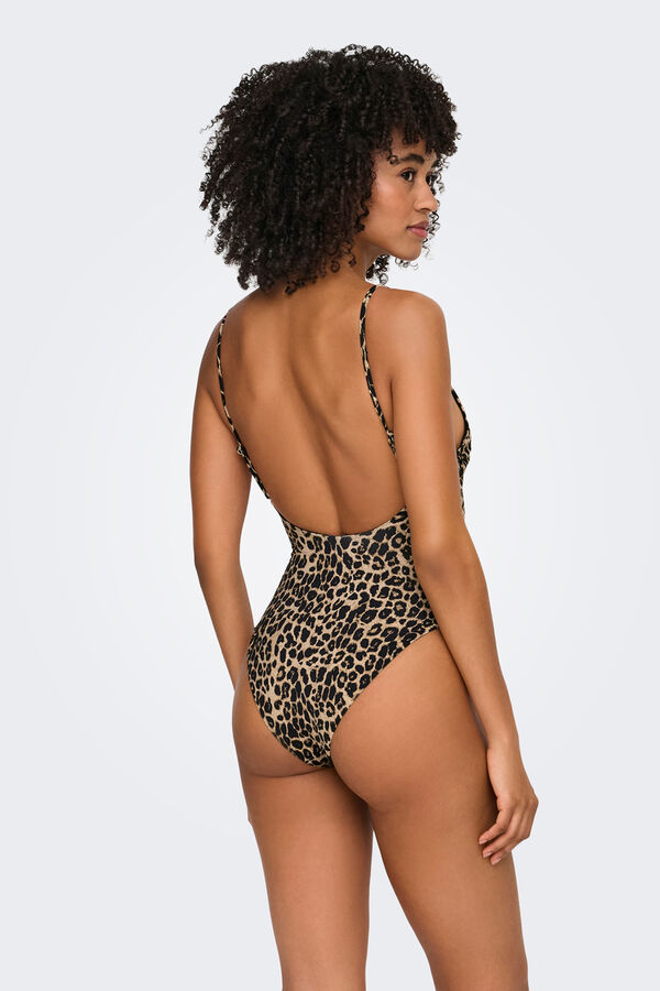 Only Leopard non-wired swimwear nude