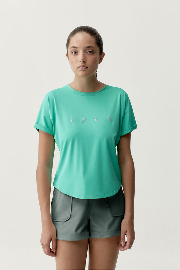 Born Living Yoga Camiseta deportiva Azami verde turquesa turquesa