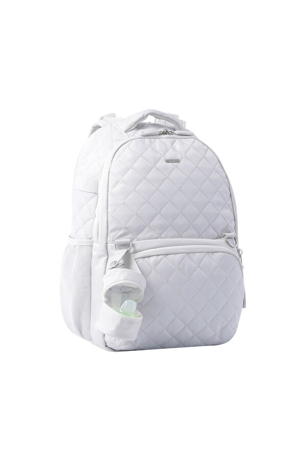 Totto Mochila "maternity"  Babybao 2.0 - Blanco blanco