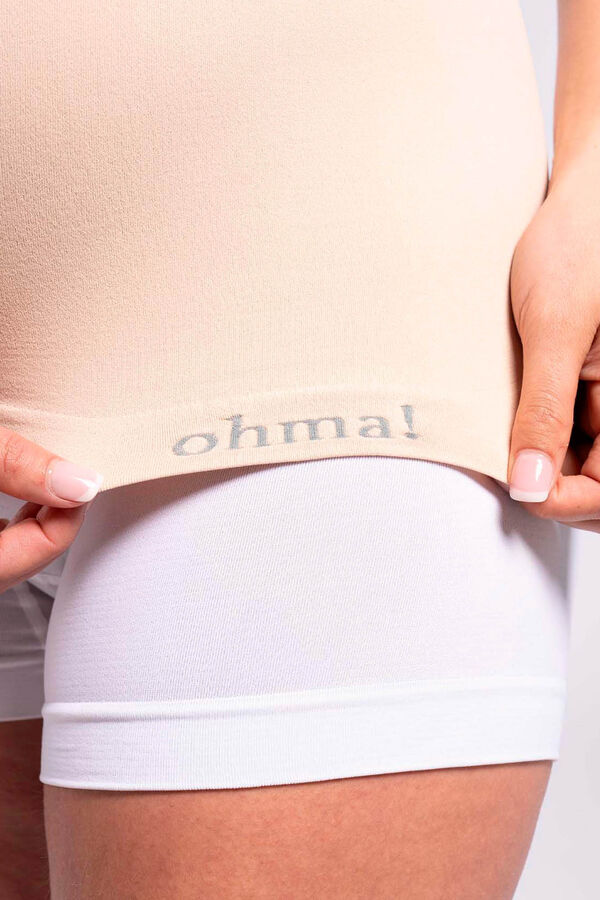 Ohma! Seamless breastfeeding top beige