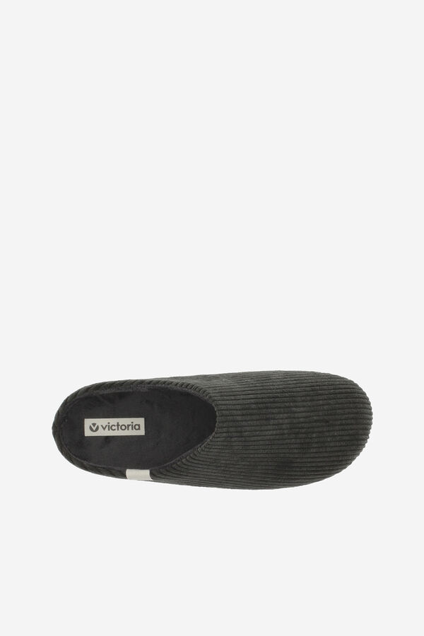 Victoria Victoria Norte corduroy slippers black