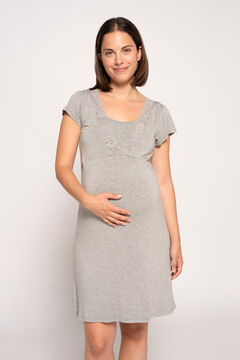 Buy Mamalicious Grey Maternity Nursing Pyjamas Set from Next Luxembourg