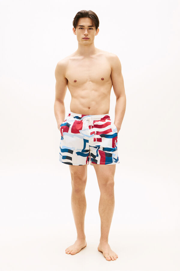 Tommy Hilfiger Flag print men's swimwear printed