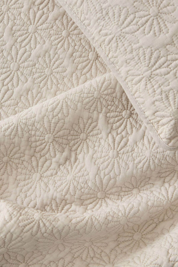 Womensecret Floral quilted bedspread nude