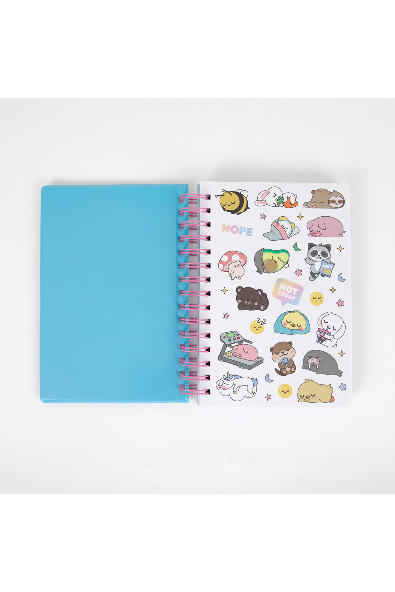 Mr. Wonderful Libreta A5 con squishy Lazy nutria - Nap the day away