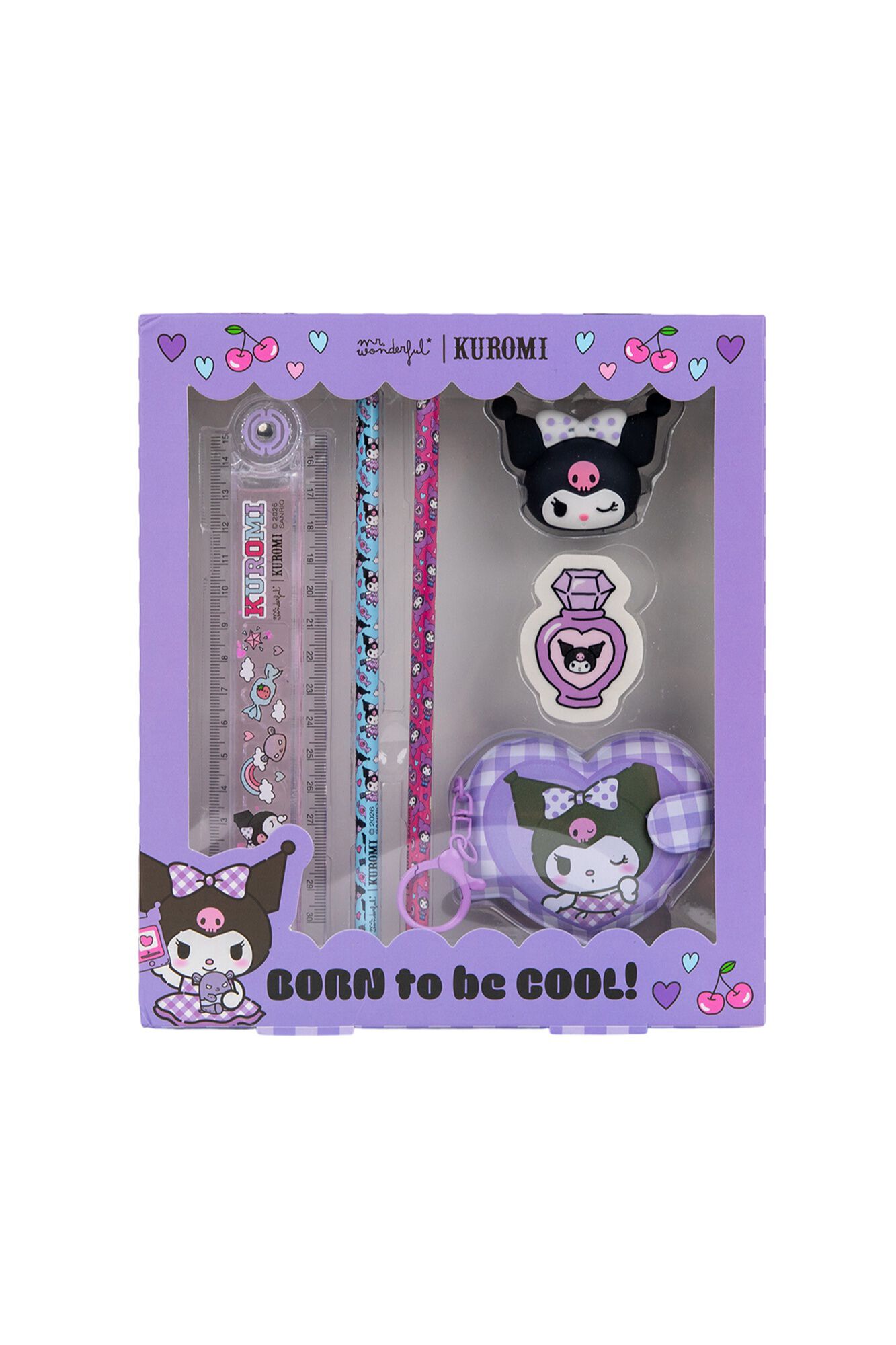 Mr. Wonderful HK Kuromi writing set