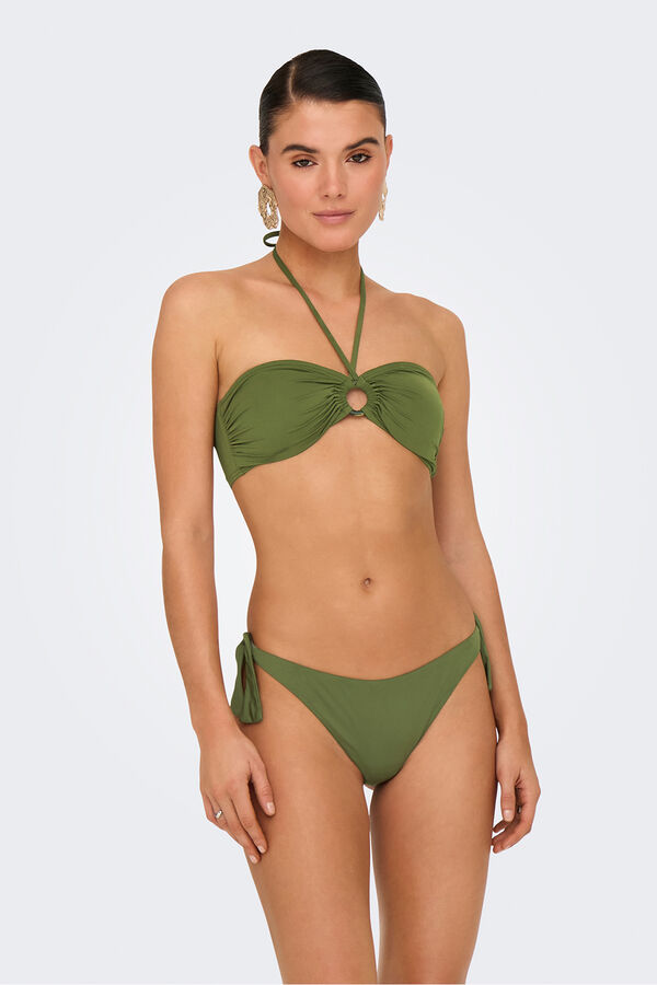Only Calcinha de biqu&iacute;ni verde brasileira verde