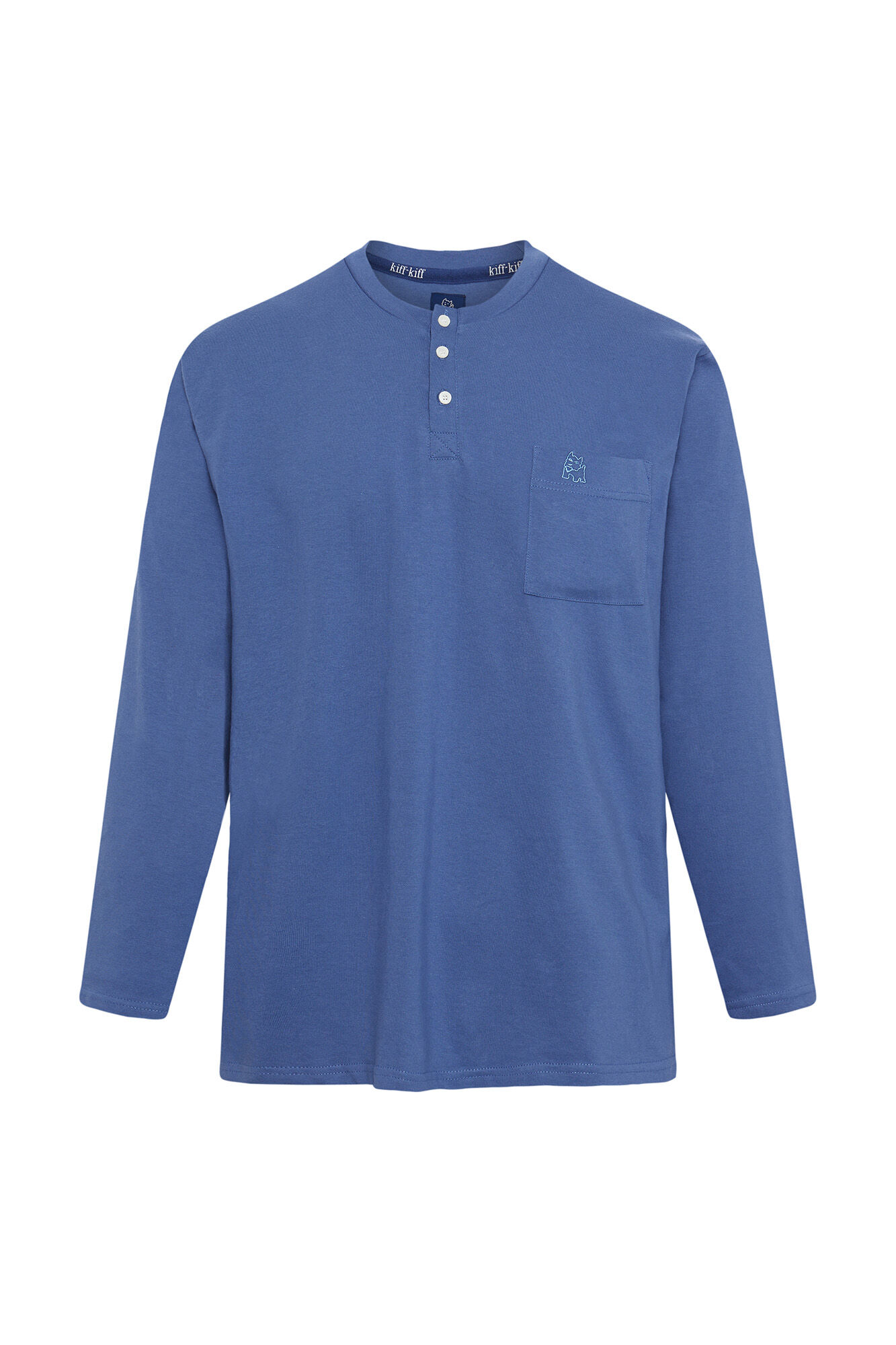 Kiff-Kiff Camiseta manga larga azul