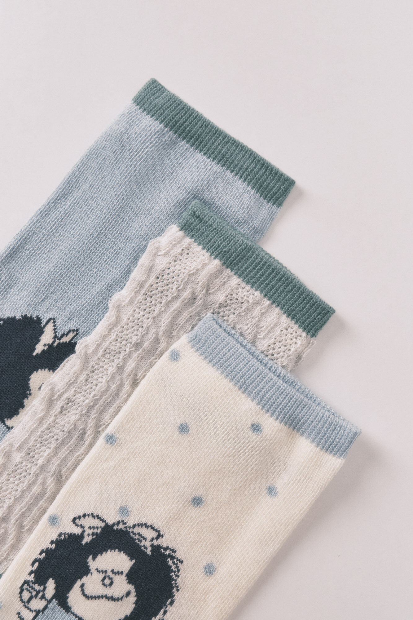 Women'secret Pack of 3 Mafalda short socks 