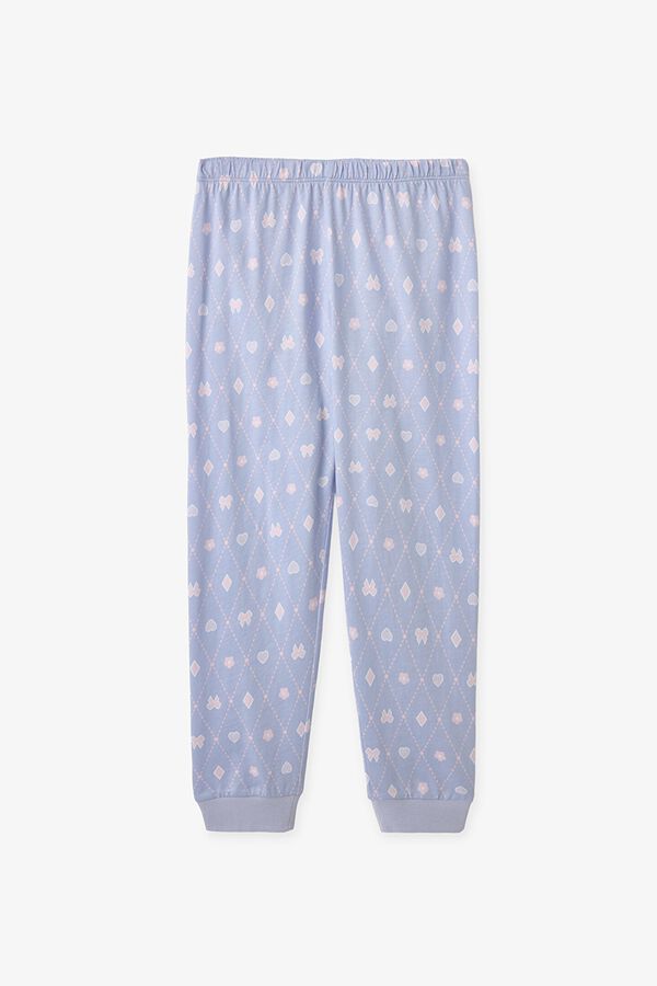 Penti Pack 2 pijamas infantiles diamantes morado/lila
