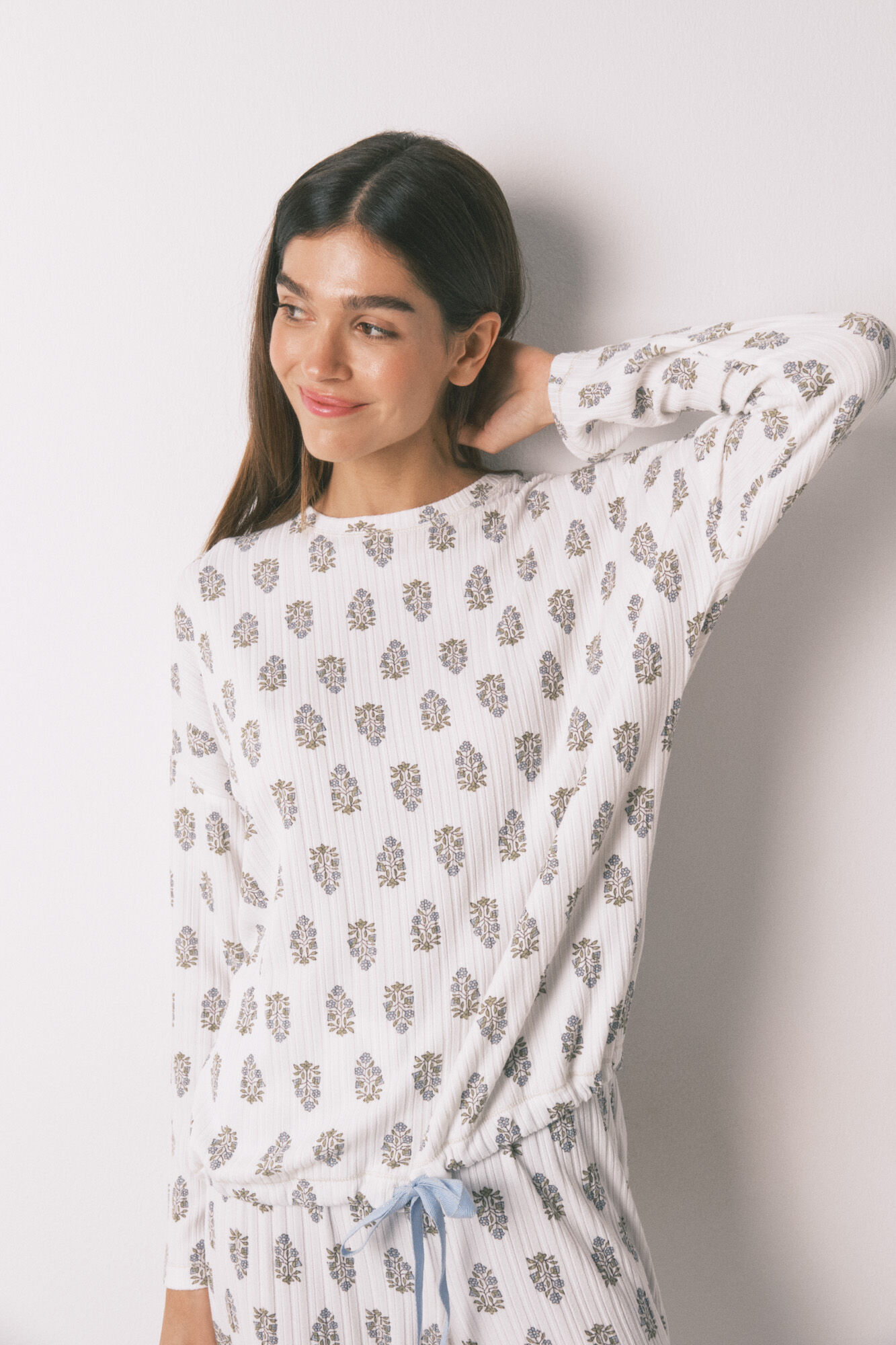 Women'secret Super soft floral long pyjamas