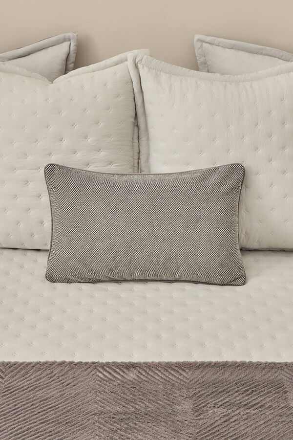 Textura Einfache Steppdecke Grau