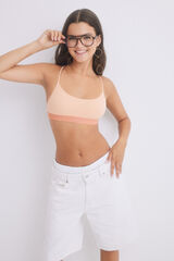 Womensecret Orange cotton bra top red