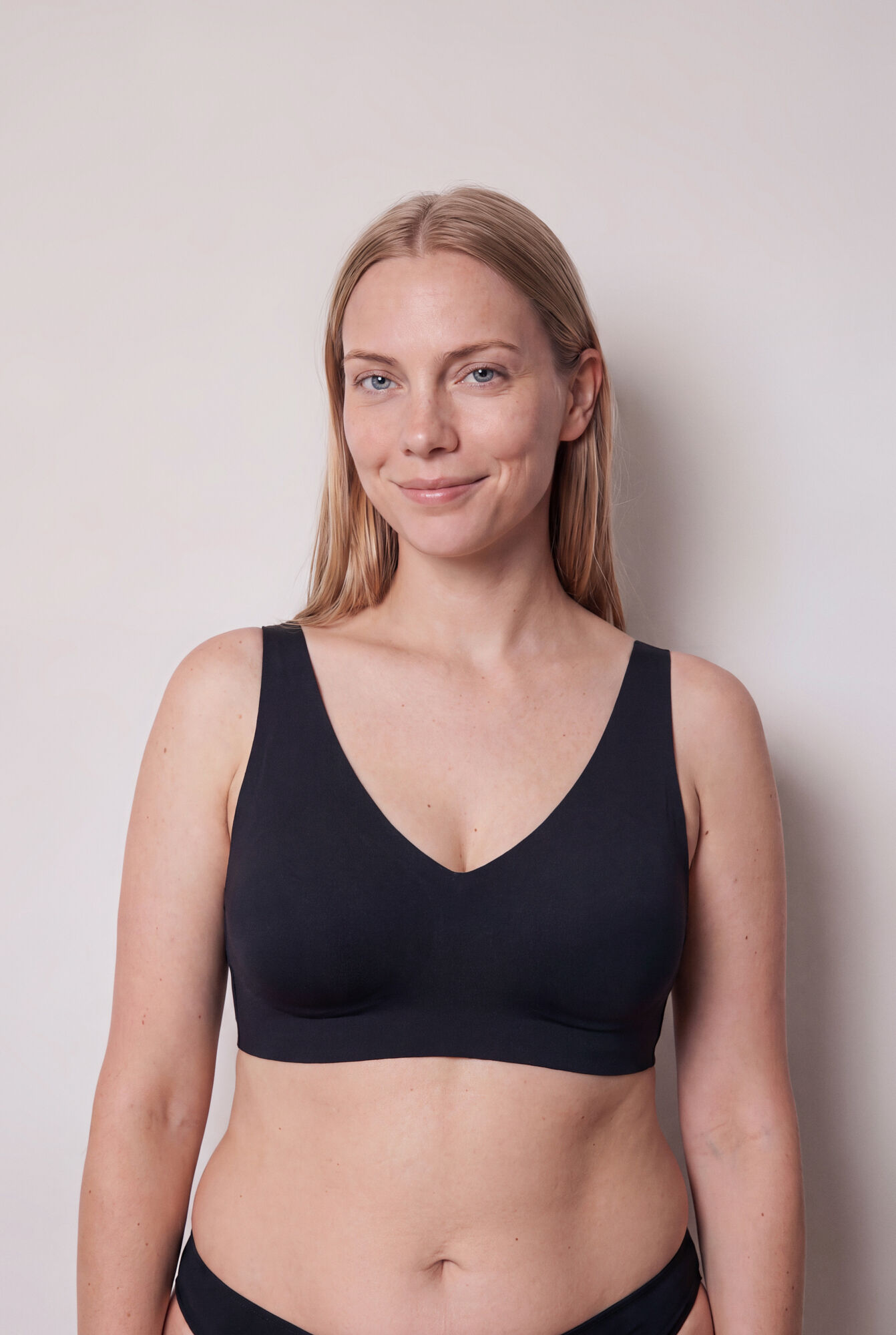 Women'secret Black microfibre bra DREAMY PLUS