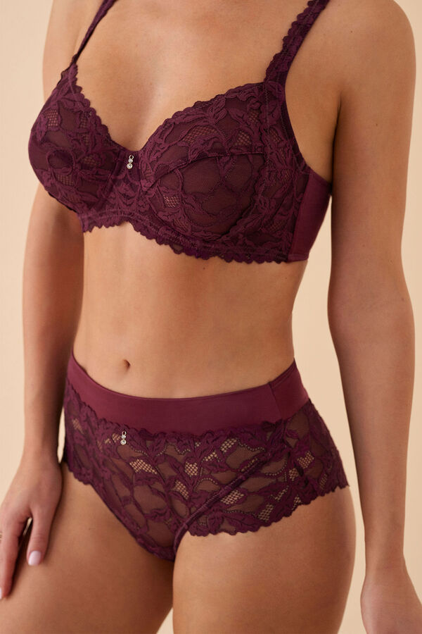 Promise Braga bikini alta&nbsp;&nbsp; burdeos