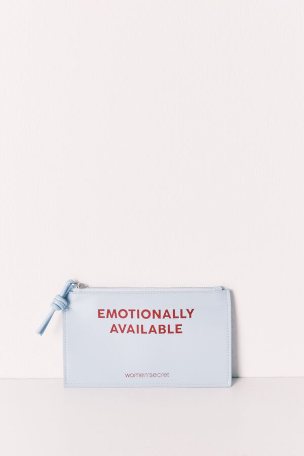 Women'secret Blue patent mini purse blue