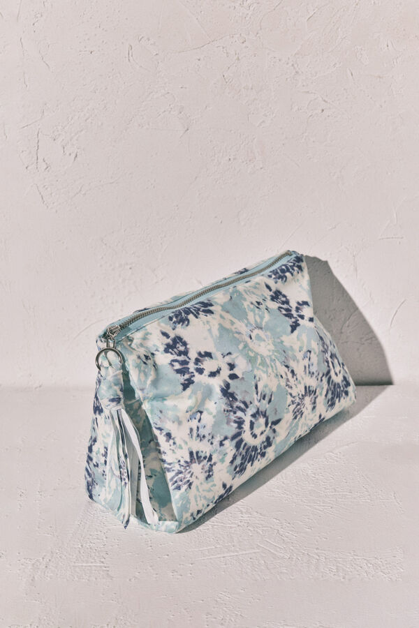 Women'secret Green tie dye waterproof swimwear bag green