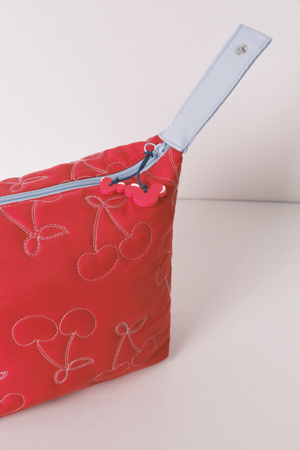 Women'secret Red medium puffer vanity case MICKEY red