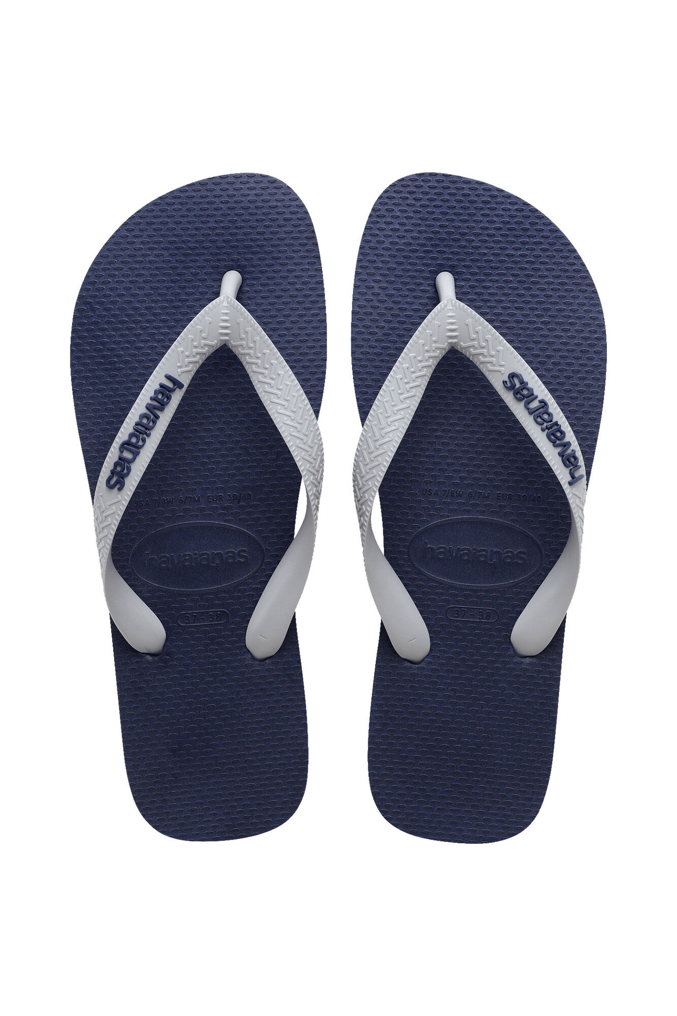 Havaianas Marineblaue Flip-Flops mit Pop-Up-Logo