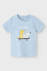 Womensecret Baby boy's T-shirt with motif bleu