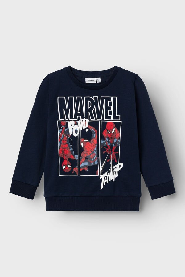 Name it Sudadera Spiderman niño azul