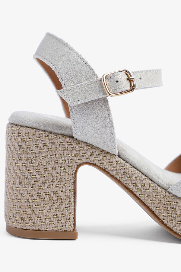 Popa Daira Boreal wedge heel printed