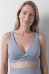 Women'secret Blue maternity halterneck bra FANTASTIC blue