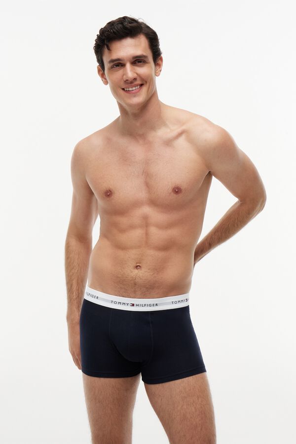 Tommy Underwear Pack de 3 trunks para hombre estampado