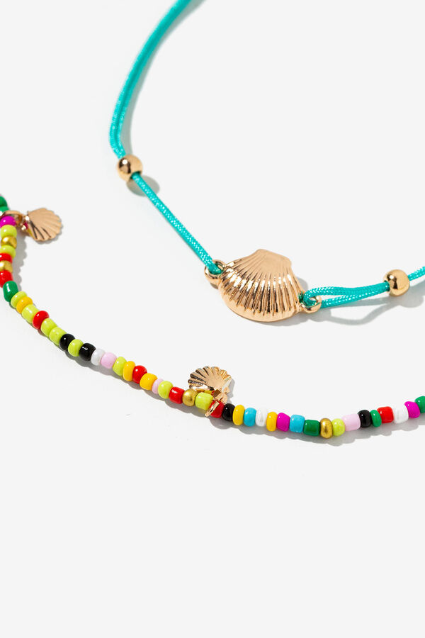 Vilanova Pack Pulseira P&eacute; com Contas estampado