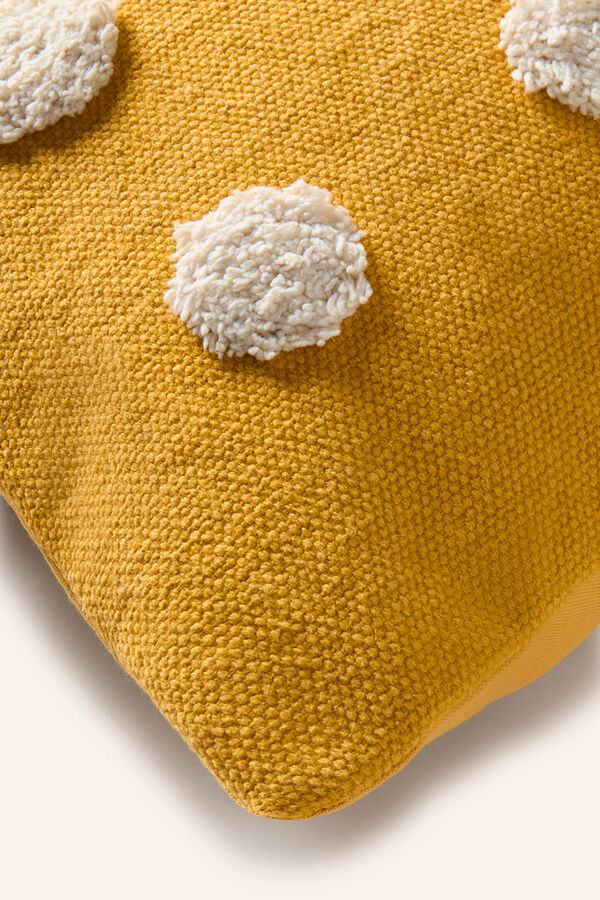 Womensecret Mustard Dots 45 x 45 cushion cover rávasalt mintás