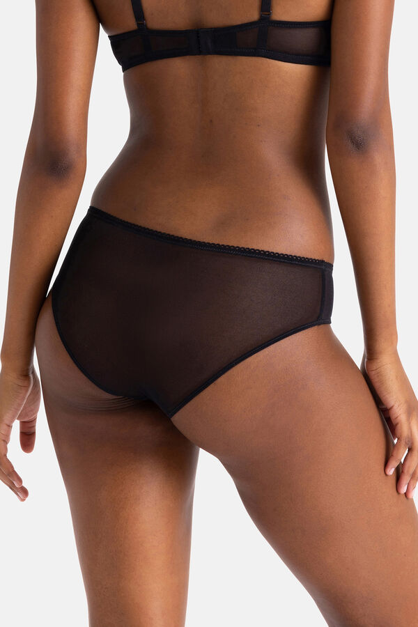 Dorina Two-piece Melanie cheeky hipsters pack Schwarz