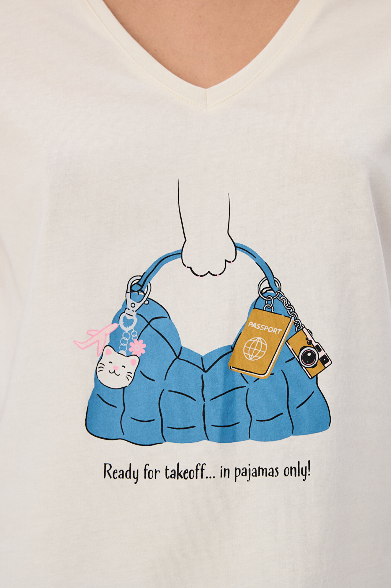 Penti Conjunto de pijama de manga curta azul