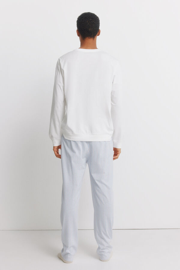 Women'secret Cotton message pyjamas beige