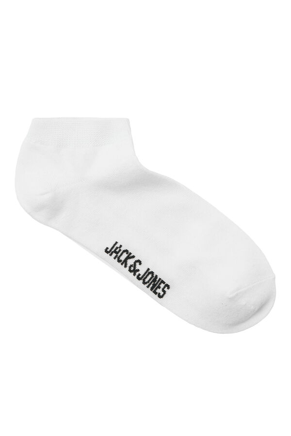 Jack & Jones Pack of 7 basic short socks white