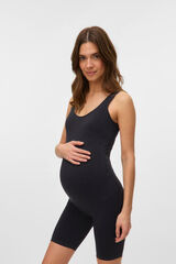 Mamalicious Sport-Jumpsuit Maternity Schwarz