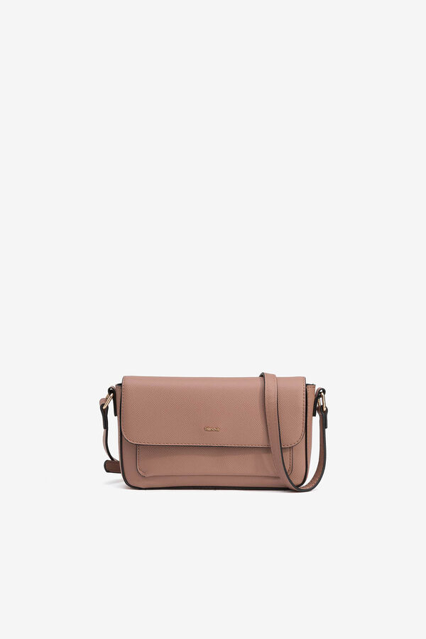 Vilanova Bolso Bandolera con Solapa rosa
