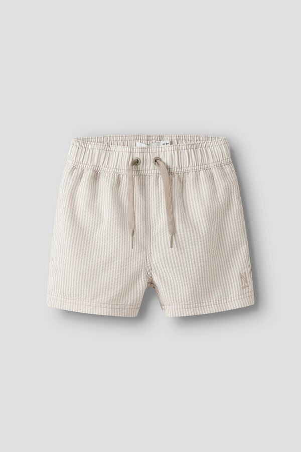 Name it Boy's striped swimwear brown