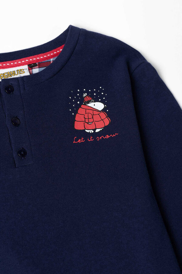 Admas Tween Boy Snow Pyjamas A blue