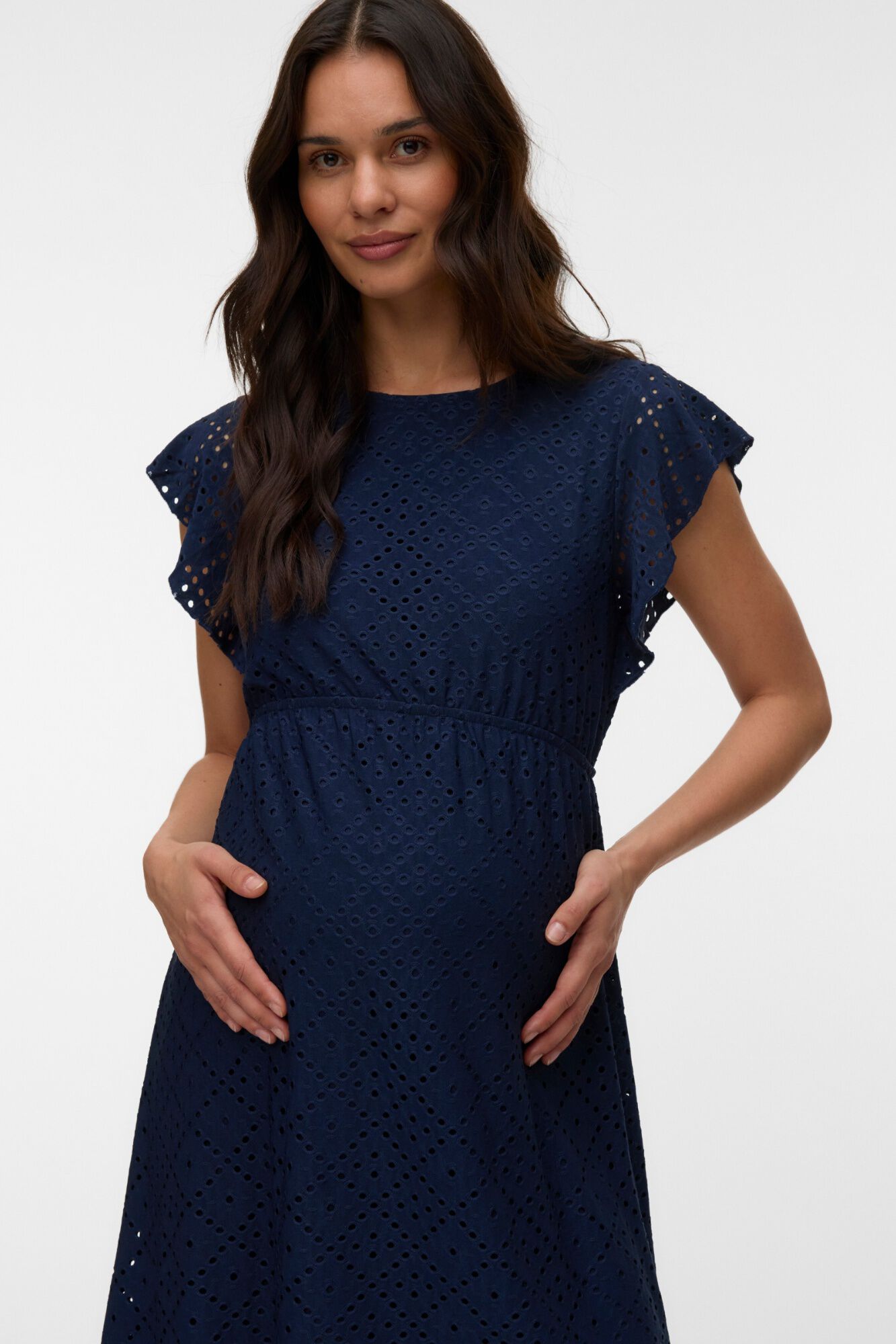 Mamalicious Openwork short dress maternity