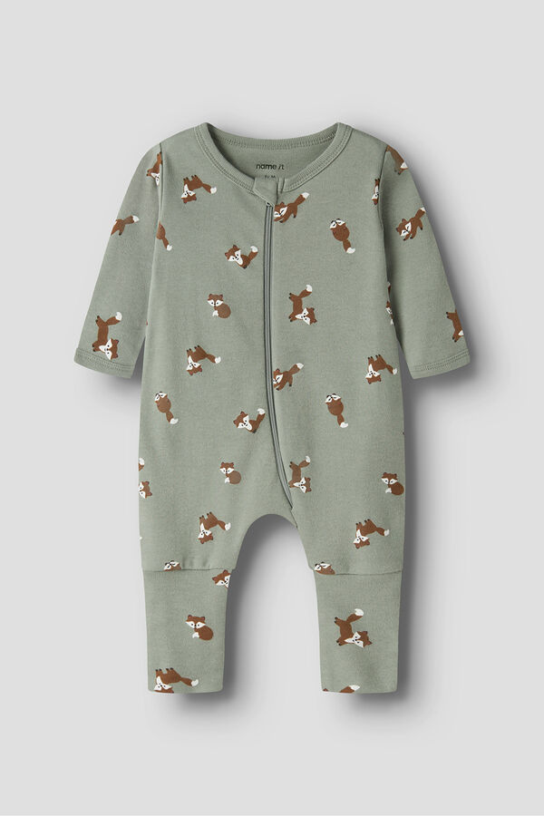 Name it Fox print pyjamas pack grey
