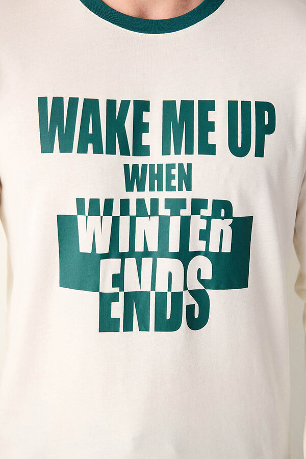 Penti Men's long pyjamas set mit Print