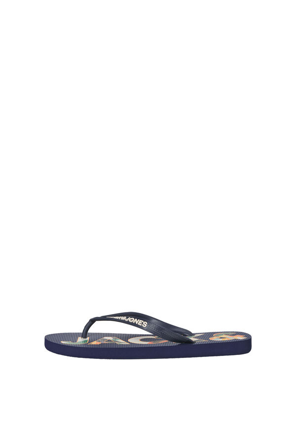 Jack & Jones Rubber sole toe sandals blue
