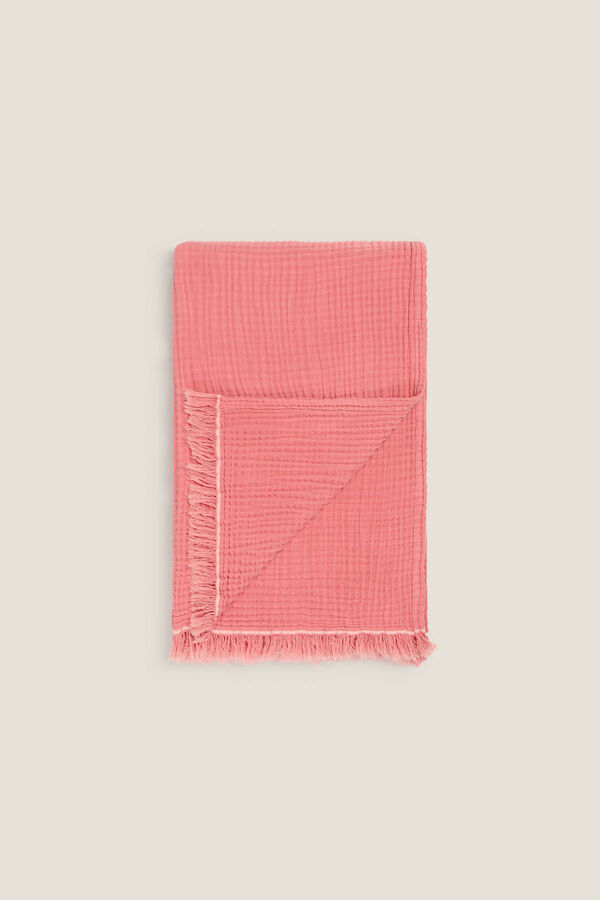 Womensecret Checked muslin cotton rouge