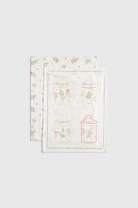 Textura Set de trapos de algod&oacute;n estampados