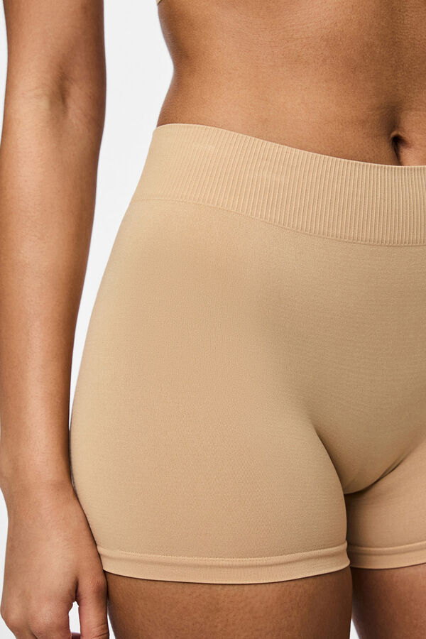 Pieces Leggings b&aacute;sicos cru