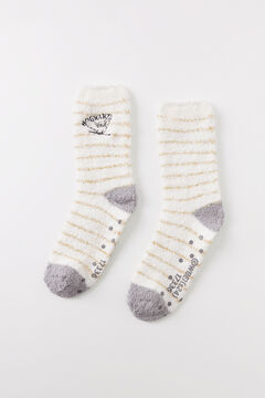 Womensecret Hedwig fluffy long socks    white