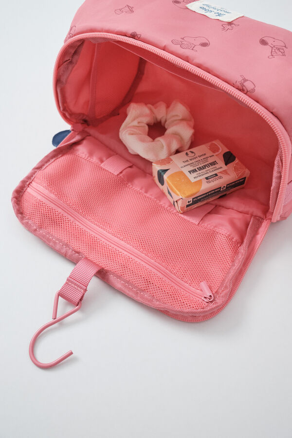 Women'secret Snoopy large hanging vanity case pink
