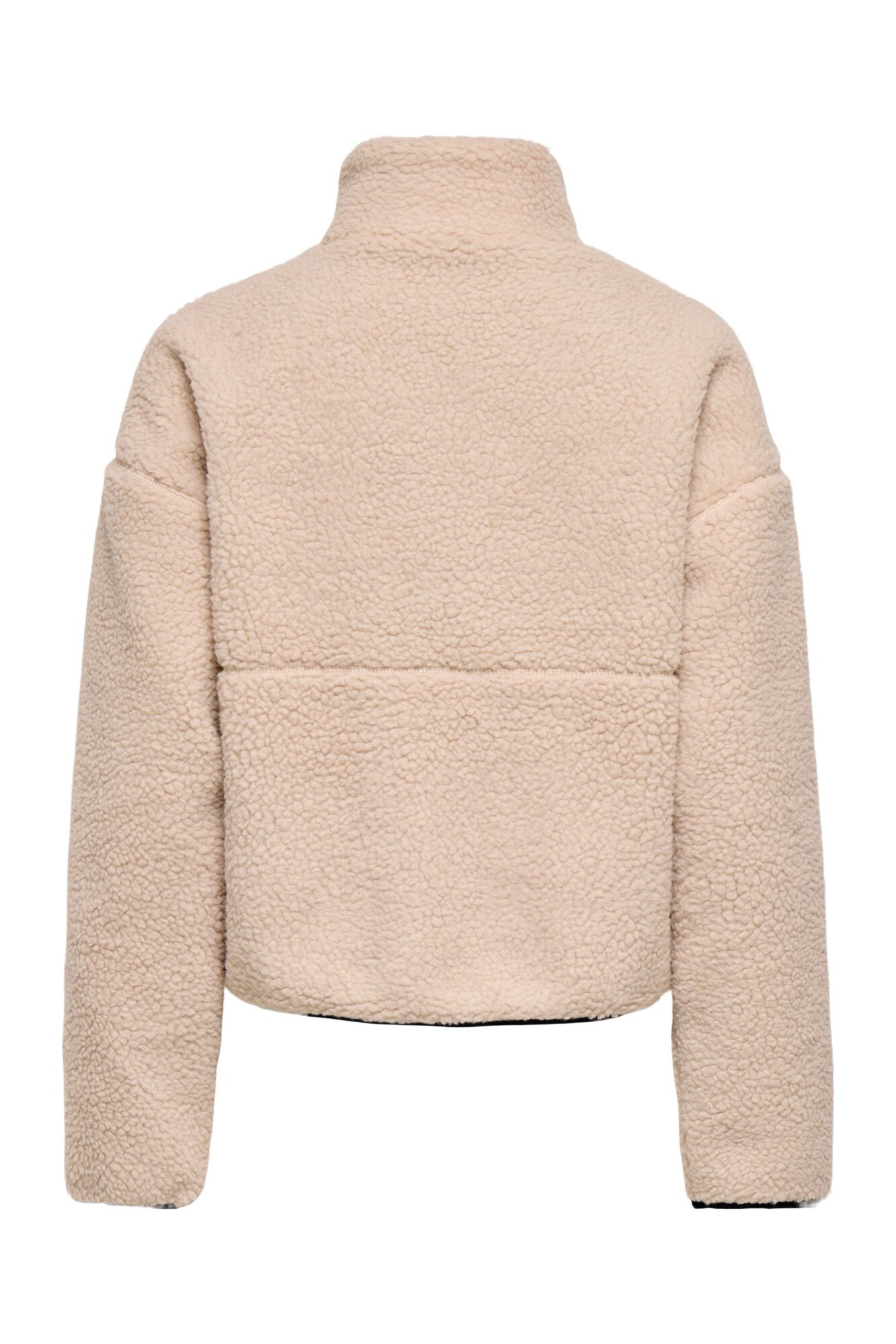 Only Play Kurze Sherpa-Jacke mit Stehkragen