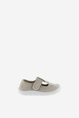Victoria Sandales barefoot en toile teintes bleu